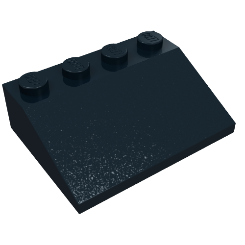 Rendu LDraw de Brique inclinée 33° 3 x 4 (Brick Sloped 33° 3 x 4), couleur indicative