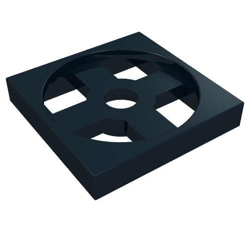 Platine tournante 2 x 2 plaque, Base (Turntable 2 x 2 Plate, Base)
