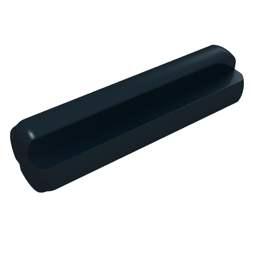 Rendu LDraw de Axe Technic 2 (Technic Axle 2), couleur indicative