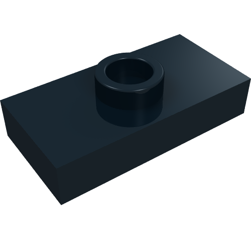 Plaque spéciale 1 x 2 avec 1 tenon sans rainure (Jumper) (Plate Special 1 x 2 with 1 Stud without Groove (Jumper))