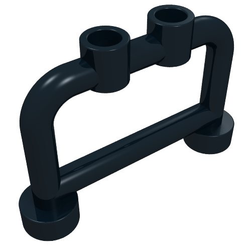 Barre 1 x 4 x 2 avec tenons (Bar 1 x 4 x 2 with Studs)