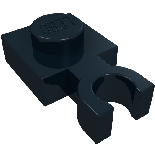 Plaque spéciale 1 x 1 avec attache vertical [mince u attache] (Plate Special 1 x 1 with Clip Vertical [Thin U Clip])
