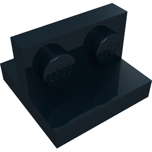 Support 2 x 2 avec 1 x 2 tenons verticaux (Bracket 2 x 2 with 1 x 2 Vertical Studs)