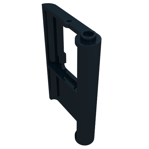 Rendu LDraw de Porte 1 x 4 x 5 Train Gauche (Door 1 x 4 x 5 Train Left), couleur indicative