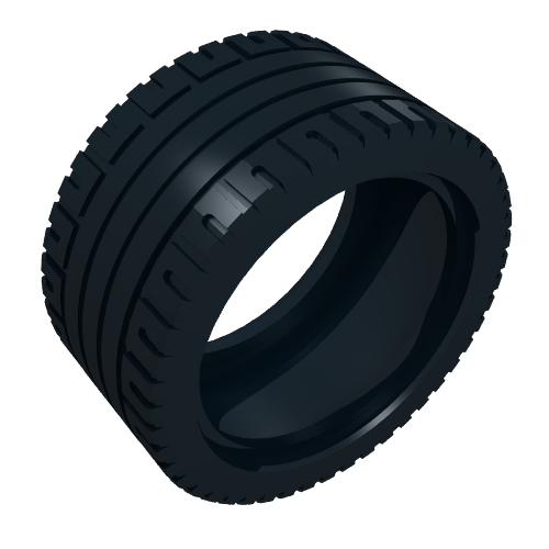 Rendu LDraw de Pneu 56 x 28 zr rue (Tyre 56 x 28 ZR Street), couleur indicative