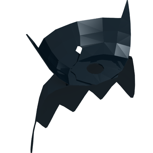Cape de cou, col pointu angulaire, avec 5 points [sans motif] (Neckwear Cape, Angular Pointed Collar, with 5 Points [Plain])