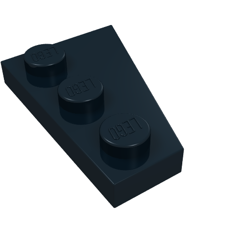 Coin plaque 3 x 2 Gauche (Wedge Plate 3 x 2 Left)