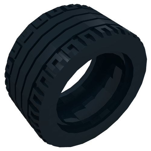 Rendu LDraw de Pneumatiques 43,2 x 22 ZR (Tyre 43.2 x 22 ZR), couleur indicative
