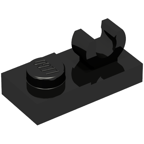 Plaque spéciale 1 x 2, haut attache [ouvert O] (Plate Special 1 x 2, Top Clip [Open O])
