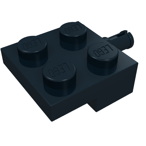 Plaque spéciale 2 x 2 avec support de roue (Plate Special 2 x 2 with Wheel Holder)