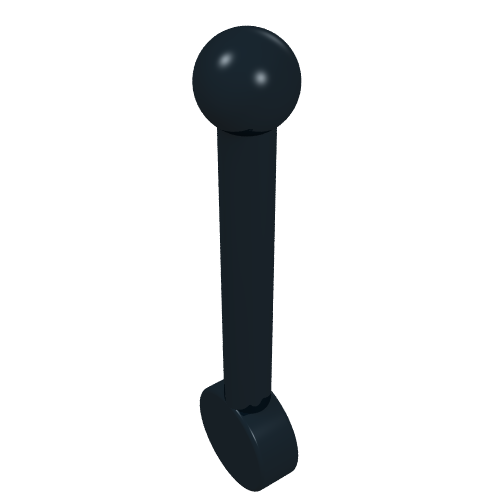 Rendu LDraw de Levier petit (Lever Small), couleur indicative