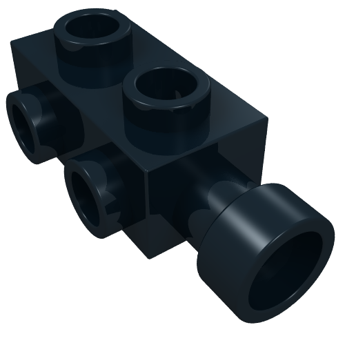 Brique Spécial 1 x 2 x 2/3 avec tenons sur les côtés (Brick Special 1 x 2 x 2/3 with Studs on Sides)