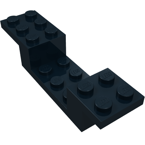 Rendu LDraw de Support 8 x 2 x 1 1/3 (Bracket 8 x 2 x 1 1/3), couleur indicative