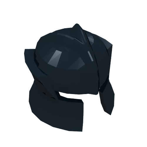Casque château avec la protection des joues angle (Helmet Castle with Cheek Protection Angled)