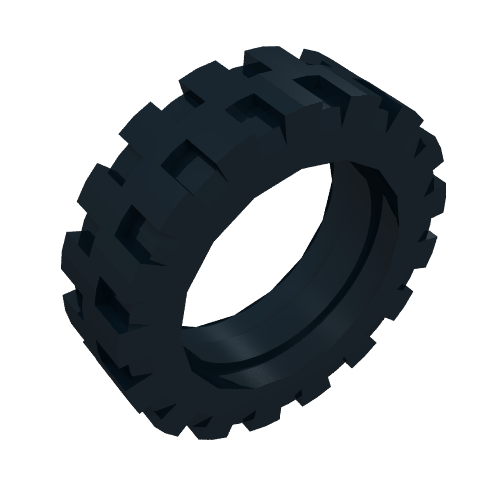 Rendu LDraw de Pneu 21 x 6 moto de ville (Tyre 21 x 6 City Motorcycle), couleur indicative