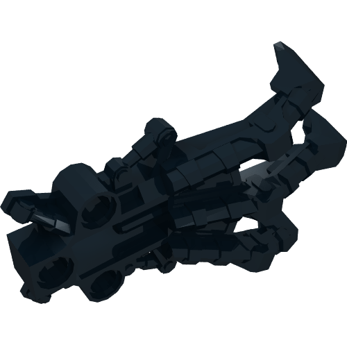 Rendu LDraw de Large Figure Foot, Claw, Piraka, couleur indicative