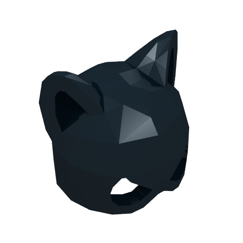 Masque avec oreilles de chat (Catwoman) (Mask with Cat Ears (Catwoman))