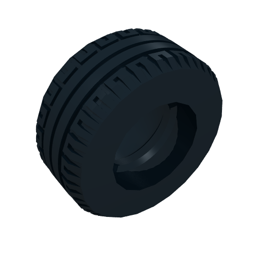 Rendu LDraw de Pneu 30.4 x 14 VR solide (Tyre 30.4 x 14 VR Solid), couleur indicative