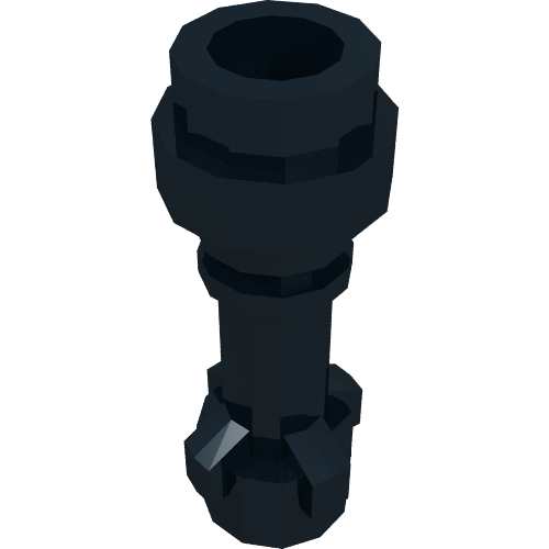 Arme sabre laser poignée avec anneau inférieur (Weapon Lightsaber Hilt with Bottom Ring)