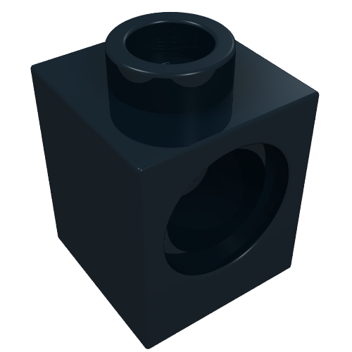 Technic brique 1 x 1 avec trou pour connecteur (Technic Brick 1 x 1 with Pin Hole)