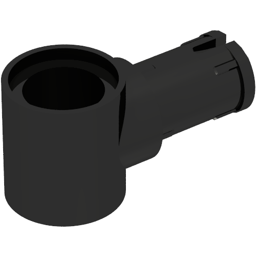 Embout de connecteur de connecteur Technic avec 1 connecteur avec arêtes de frottement dans le sens de la longueur [arête de frottement centrée] (Technic Pin Connector Hub with 1 Pin with Friction Ridges Lengthwise [Centered Friction Ridge])
