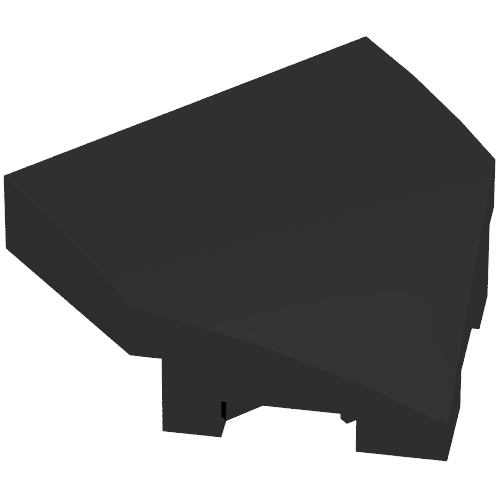 Brique calée, courbée 2 x 2 avec encoches (Brick Wedged, Curved 2 x 2 with Stud Notches)