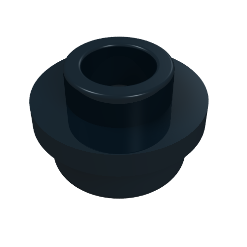 Plaque ronde 1 x 1 avec ouvert tenon (Plate Round 1 x 1 with Open Stud)
