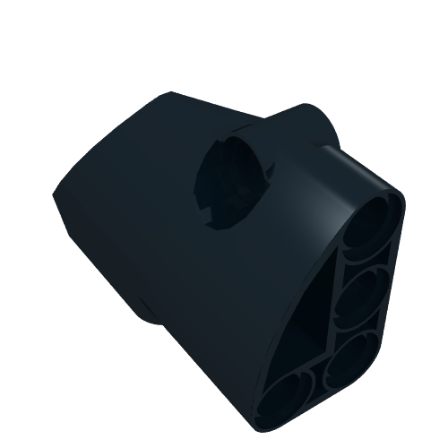 Rendu LDraw de Carénage #2 Petit court lisse, côté B (Technic Panel Fairing #2 Small Smooth Short, Side B), couleur indicative