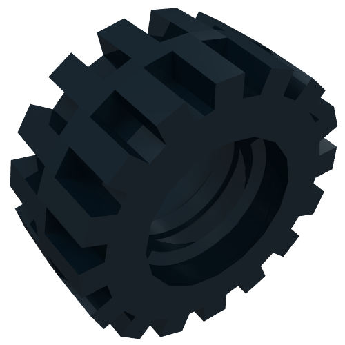 Pneu 15 x 6 Offset petit avec bande autour du centre (Tyre 15 x 6 Offset Tread Small with Band around Center)