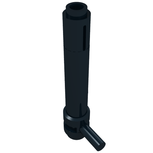 Rendu LDraw de Cylindre 1 x 5 1/2 avec poignée (Cylindre à friction) (Cylinder 1 x 5 1/2 with Handle (Friction Cylinder)), couleur indicative