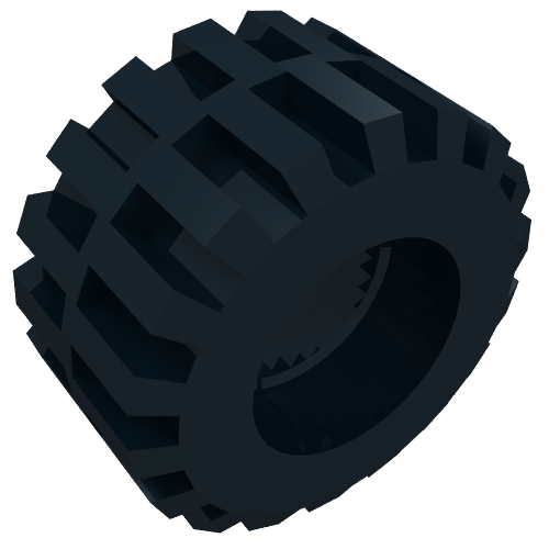Pneu 21 x 12 avec bande de roulement offset grand et centrale (Tyre 21 x 12 with Offset Tread Small Wide and Center Band)