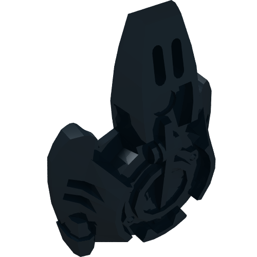 Rendu LDraw de Large Figure Armor / Shield Cap, couleur indicative