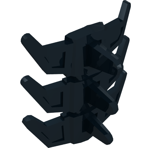 Rendu LDraw de Large Figure Armor avec Spikes [Flexible], couleur indicative