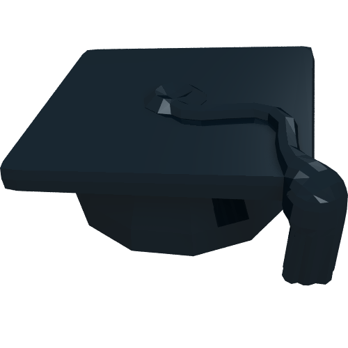 Bouchon, graduation mortierboard avec pompon (Cap, Graduation Mortarboard with Tassel)