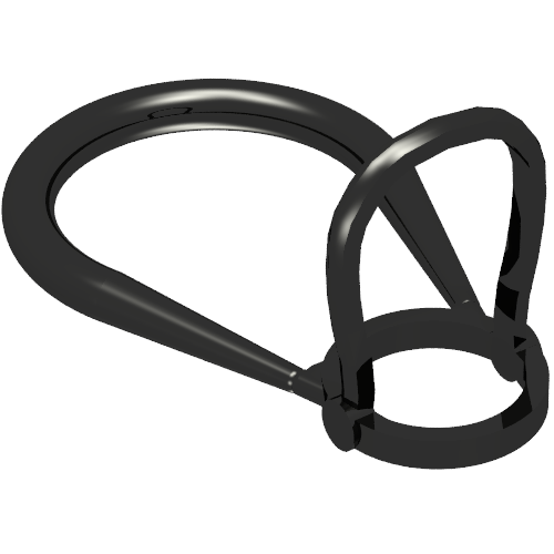 Rendu LDraw de Animal / Créature Accessoire, Bride cheval (Animal / Creature Accessory, Horse Bridle), couleur indicative