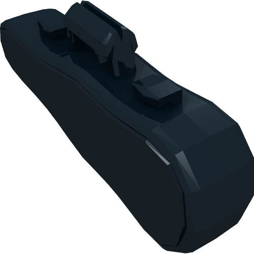 Rendu LDraw de Instrument de musique violon cas (Musical Instrument Violin Case), couleur indicative
