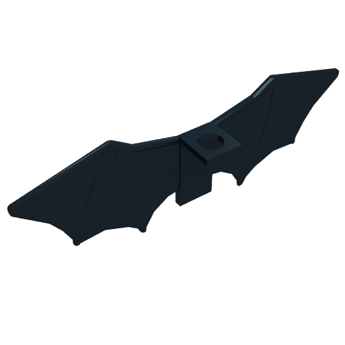 Batman [tenons pleins] est un jeu d'enfant. (Minifig Neckwear Wings Batman [Solid Studs])
