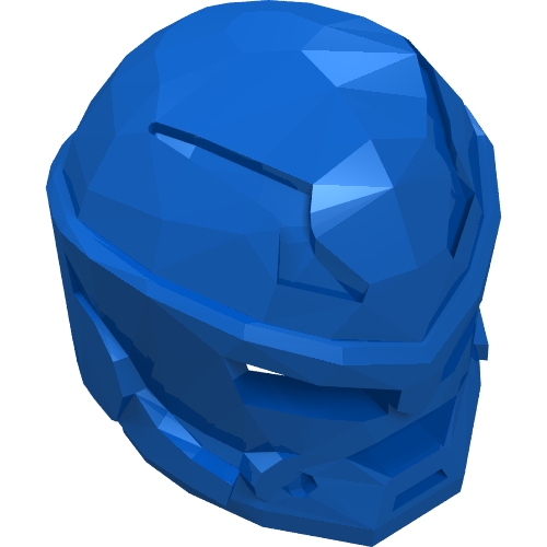 Rendu LDraw de Helmet Hero Factory (Surge), couleur indicative