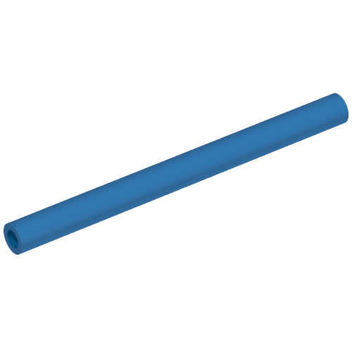 Rendu LDraw de Hose, Pneumatic 4mm D. 6.25L / 5cm, couleur indicative
