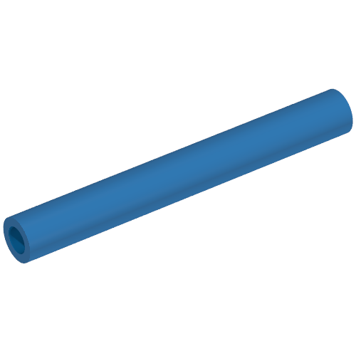 Rendu LDraw de Hose, Pneumatic 4mm D. 3.75L / 3cm, couleur indicative