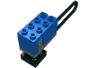 Rendu LDraw de Sensor, Rotation, Blue Connector, Fixed Cable 104L, couleur indicative