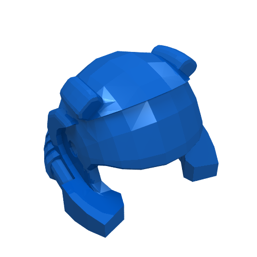 Casque avec appareil respiratoire et phares (Helmet with Breathing Apparatus and Headlights)