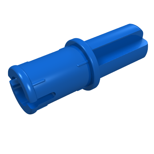 Connecteur d'essieu Technic avec arêtes de frottement longitudinales (Technic Axle Pin with Friction Ridges Lengthwise)