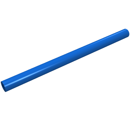 Rendu LDraw de Hose, Pneumatic 4mm D. 128L, couleur indicative