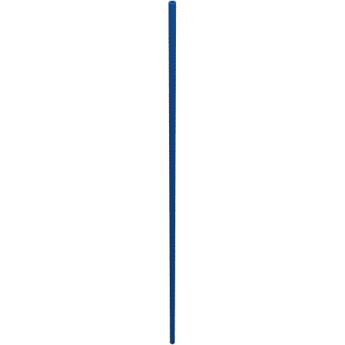 Rendu LDraw de Tuyau rigide 3mm D. 30L / 24.0cm (Hose Rigid 3mm D. 30L / 24.0cm), couleur indicative