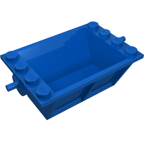 Rendu LDraw de Seau à benne basculante 4 x 6 x 2 (Tipper Bucket 4 x 6 x 2), couleur indicative