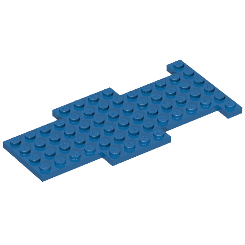 Rendu LDraw de Vehicle Base 6 x 13, couleur indicative