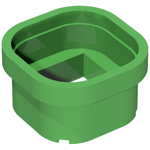 Rendu LDraw de Tuyau 6 x 6 (tuyau de chaîne) (Pipe 6 x 6 (Warp Pipe)), couleur indicative