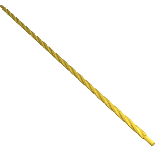 Rendu LDraw de Spiral [pompier] pole 32l (Spiral [Fireman] Pole 32L), couleur indicative