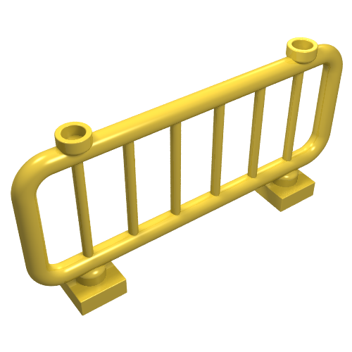 Rendu LDraw de Clôture / barre 1 x 8 x 3 (Fence / Bar 1 x 8 x 3), couleur indicative